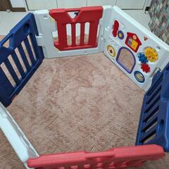 (お取り引きが成立しました)日本育児　ベビーサークル6枚の画像
