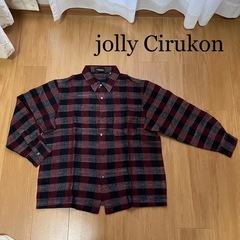 ☆jolly Cirukon 茶系、赤色、黒　チェック　長袖　メ...