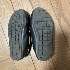 【２点以上購入で半額】モカシンシューズ　ブラックの画像