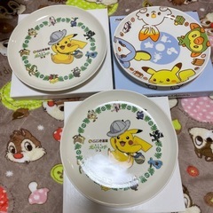 ポケモン お皿 3枚の画像
