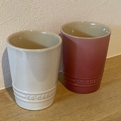 【新品未使用】ルクルーゼ ペアショート タンブラー　の画像