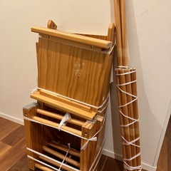 （お譲りする方確定しました）
滑り台つきジャングルジム 木製 の画像