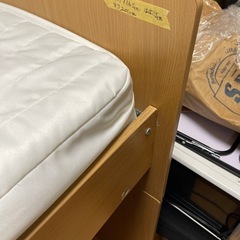 配達＆設置可🚚 ロフトベッド シングルベット マットレス美品の画像