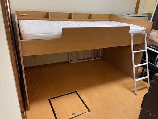 配達＆設置可? ロフトベッド シングルベット マットレス美品