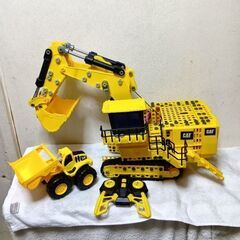 値下げ、超特大レゴショベルカーラジコン（プラスチックブルトーザー...