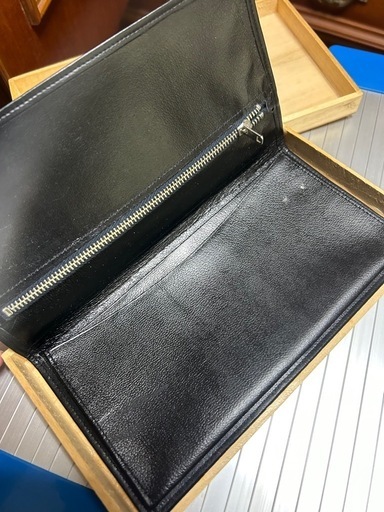 蛇皮の長財布　箱入り