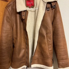 guess ジャケット　フェイクレザージャケットボアジャケットバ...
