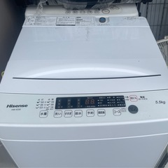 洗濯機▪️HISENSE▪️2024年製▪️5･5Kgの画像