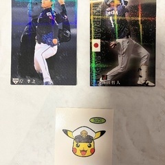 問い合わせ多数！プロ野球チップス　カードとポケモンパンのピカチュ...