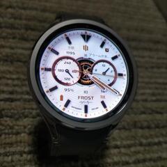 【値下げ】スマートウォッチ　　Galaxy Watch 6 Classic 47mmシルバー日本版 オマケ付きの画像