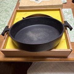 正寿堂　すき焼き鍋　丁字鍋　鋳造南部鉄器の画像