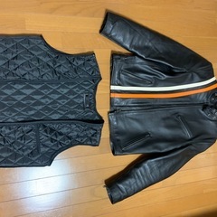 Liugoo Leathers 本革 プロテクター付シングルライダースジャケット メンズ リューグーレザーズ SRS10A  レザージャケット バイカージャケット　 の画像