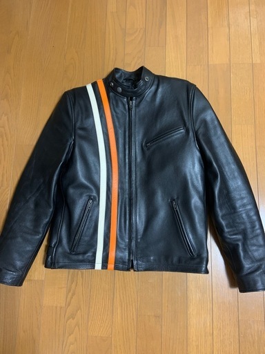 Liugoo Leathers 本革 プロテクター付シングルライダースジャケット メンズ リューグーレザーズ SRS10A  レザージャケット バイカージャケット