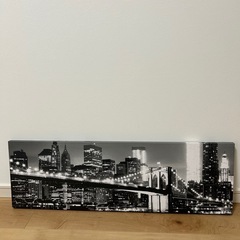 橋　光る　絵画　オブジェ