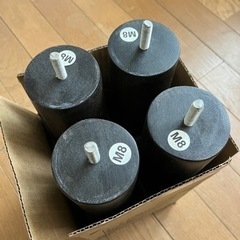 【無料】無印良品 ベッドの脚 26cm M8の画像