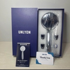 UNLYON シャワーヘッド ファインバブル 節水 5段階モード