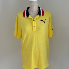 PUMA ゴルフポロシャツ(イエロー)