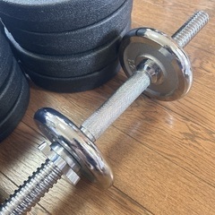 バーベル30kg ダンベル6kg セットの画像