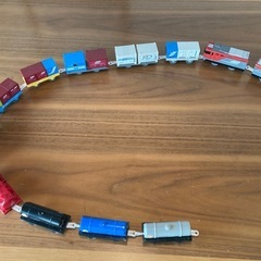 プラレール いっぱいつなごう 金太郎&貨車セットの画像