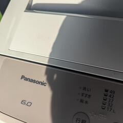 【受け渡し決定】パナソニック 洗濯機 6kg 2021年製 の画像