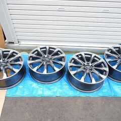 スバル純正アルミ4本セット 17インチ 7J +55 5H 100の画像