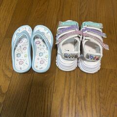 キッズサンダル 20cm 2足セットの画像