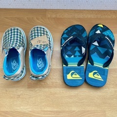 幼児のくつ・ビーチサンダル（VAN他）中古品