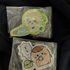 ちいかわラッコさん、くりまんじゅうマグネット、缶バッジ、キーホルダーの画像