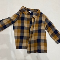 H&M チェックシャツ