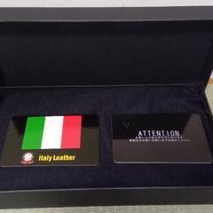 【新品未使用】イタリアンレザー長財布の画像