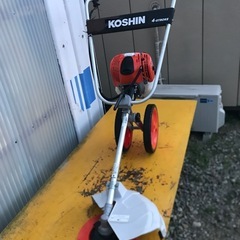 手押し式エンジン草刈機　動作品の画像