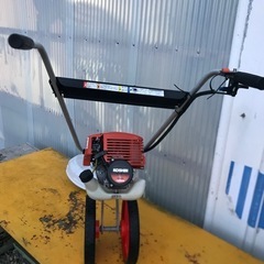 手押し式エンジン草刈機　動作品の画像