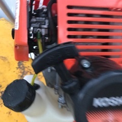 手押し式エンジン草刈機　動作品の画像