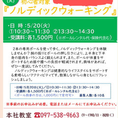 初心者向け🔰ノルディックウォーキング
