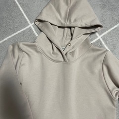 新品　未使用　レディース　ペプラム　パーカー　フード　Mの画像