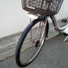 🌈値下げ🌈【格安❗️点検整備済❗️】電動アシスト自転車 YAMAHA pas 26インチ 3段変速ギアです。の画像