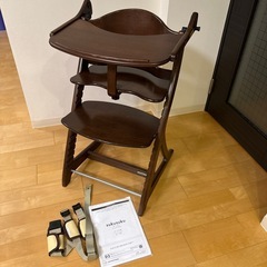 ☆ミニチュアままごとキッチン木製中古ブラウンナチュラルウッド
