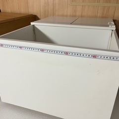 レンジ台　収納棚の画像