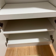 レンジ台　収納棚の画像