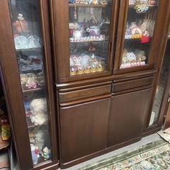 再募集　無料でお譲りします　コレクション棚　サイドボード　キャビネットの画像