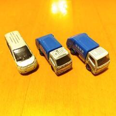 【ジャンク品】トミカ３台セット 清掃者（ゴミ収集車）2台、ホンダ...