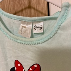 H&M ミニー 水色ロンパース70-80cm 6-9ヶ月の画像