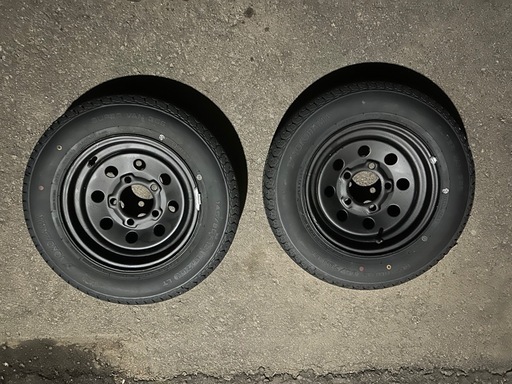 トレーラー用　タイヤ・ホイール　２本セット