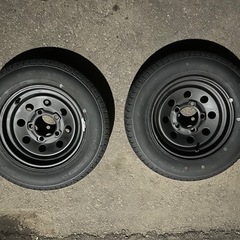 トレーラー用　タイヤ・ホイール　２本セットの画像