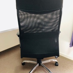 背もたれメッシュハイバックチェアーの画像