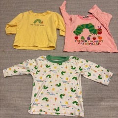 はらぺこあおむし　10点　秋冬 90 95の画像