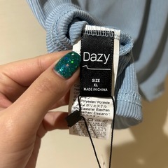 未使用品⭐︎水色のノースリーブトップスの画像