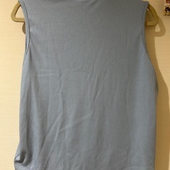 未使用品⭐︎水色のノースリーブトップスの画像