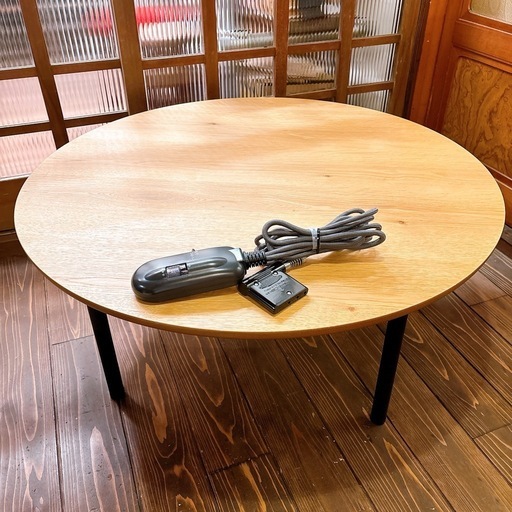 【美品】 日美　ウェルズ コタツテーブル オーク こたつ　受注生産品 美品】 日美 ウェルズ コタツテーブル オーク こたつ 受注生産品