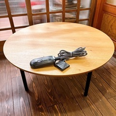 【美品】 日美　ウェルズ コタツテーブル オーク こたつ　受注生産品